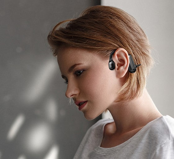 Wireless Bone Conduction Ear-mounted Bluetooth Earphone Headset