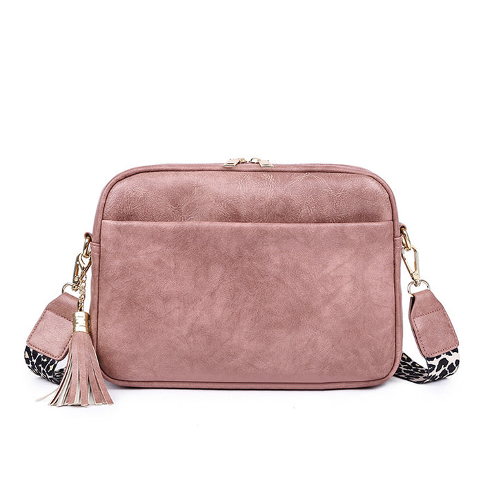 Retro Style Candy Color Shoulder Crossbody Bag for Women