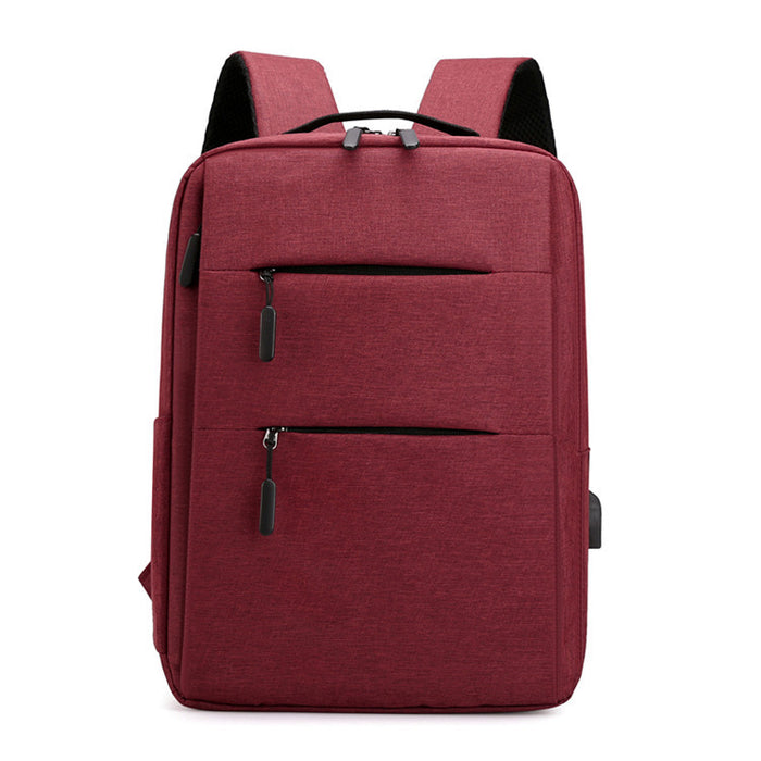 USB Charging Wear-resistant Backpack 15.6 Inches for Notebook