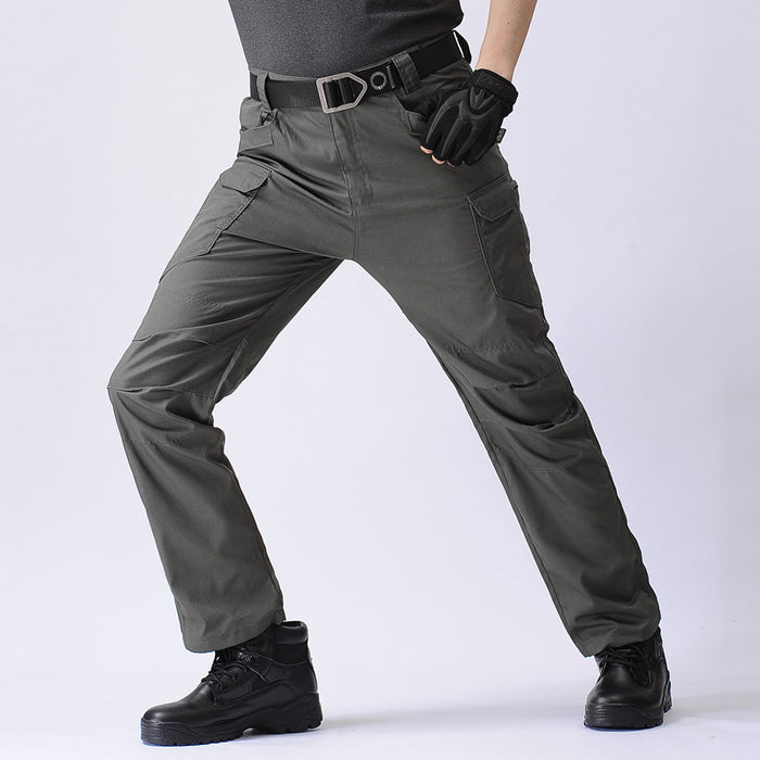 Men's Camouflage Overalls, Multi-pocket Outdoor Pants, Wear-resistant Cargo Pants