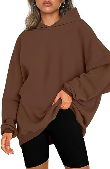 Women's Clothing Hot Style Hooded Pullover Oversized Loose Casual Velvet Sweatshirt Hoodie