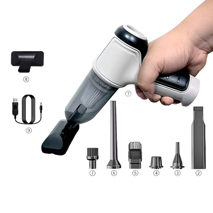 Wireless Portable Vacuum Cleaner. Chargable Blower and Suction All-in-one Vacuum