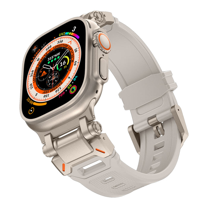 Suitable for Apple IWatch Explorer Metal Connector TPU Strap