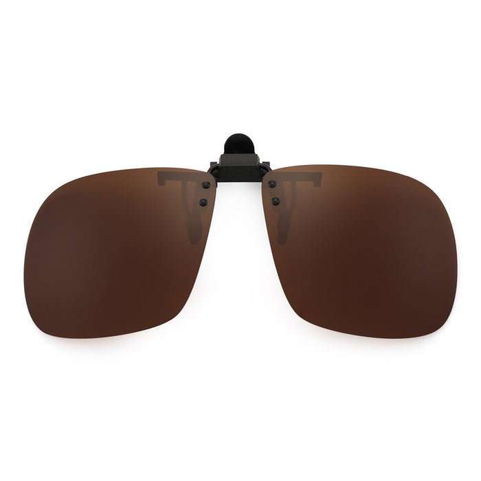 Polarized Clip On Sunglasses Square Fashion Pilot Aviator Women Men Filp Up Sunglasses UV400