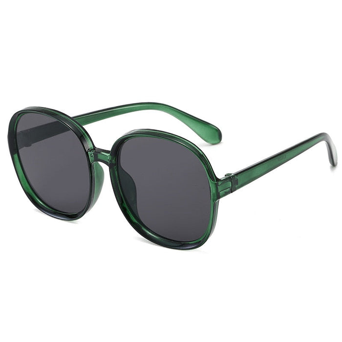 Oversized Women Round Sunglasses. Ladies Fashion Outdoor Gradient Sun Glasses UV400