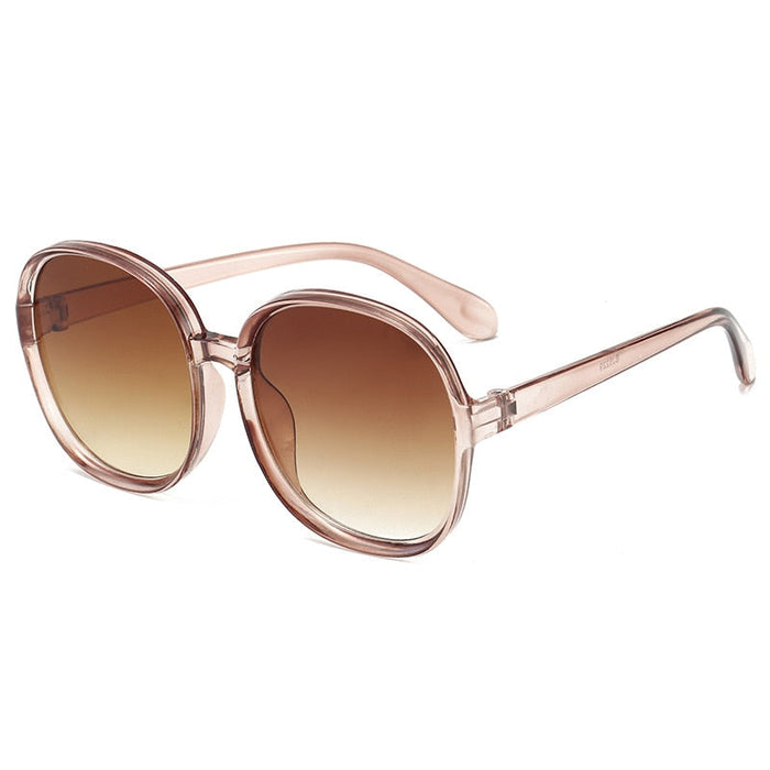 Oversized Round Women Sunglasses. Ladies Fashion Outdoor Gradient Sun Glasses UV400