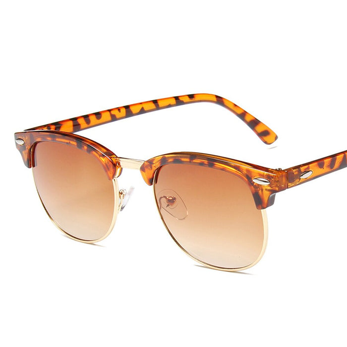 Semi Rimless Classic Polarized Men Women Sunglasses Brand Design Eye Sun Glasses UV400