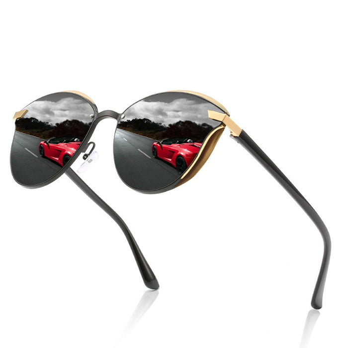 Women Polarized Cat Eye Fashion Sunglasses. Ladies Sun Glasses Female Vintage Shades UV400