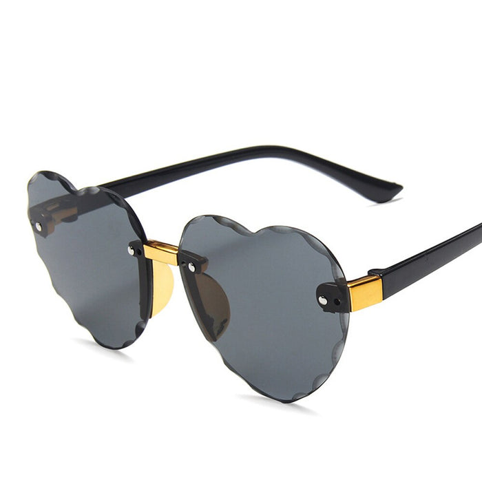 Heart Shape Kids Sunglasses Childen Sun Glasses Gafas Baby Children UV400 Sport Sunglasses Girls Boys