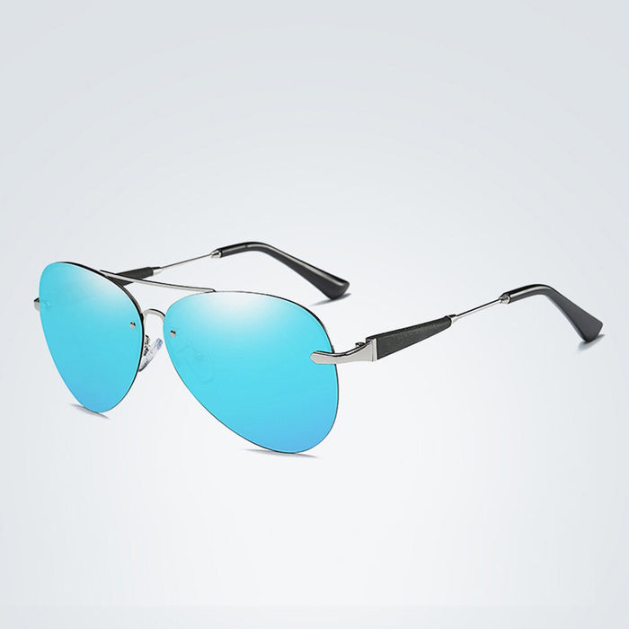 Metal Frame Polarized Men Classic Sunglasses. Driving Sun Glasses Mirror Lens Sunglasses Men Women