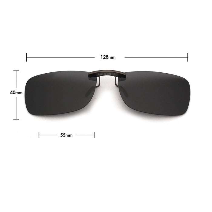 Women Men Polarized Clip On Sunglasses Vintage UV400 PD5006
