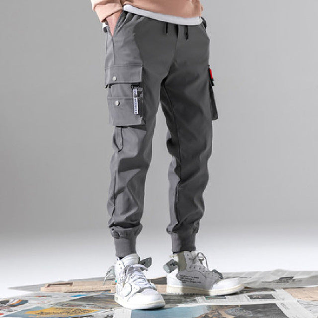 Men Jogging Military Cargo Pants Trousers. Casual Outdoor Work Tactical Tracksuit Pants Thin Plus Size